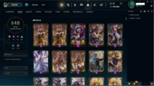 Conta Lol - 648 Skins / 232K Ea / Esmeralda 4 - League of Legends