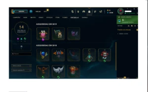 Conta de Lol Mmr Otimo Skins (conta criada desde 2018) - League of Legends