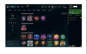 Conta de Lol Mmr Otimo Skins (conta criada desde 2018) - League of Legends