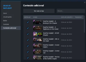 Conta Steam Focada em Dead By Daylight - Com 95 Jogos