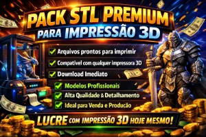 +100 Mil Arquivos Stl Para Impressão 3D