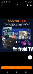 TV box H96 Max Android 14 amlogic Wi-Fi6 2gb16gb 5g Lançamen - Produtos Físicos