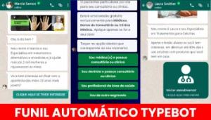 100 FUNIL de Typebot Vários Nichos. - Outros