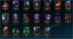 Conta de LOL Gold na Season 6 - 75 Champions/34 Skins - League of Legends