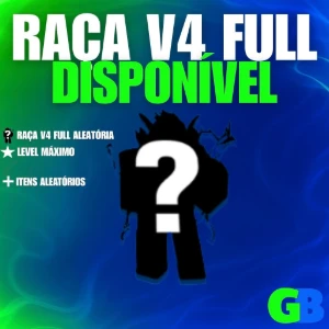 🎁 Raça V4 Gear 1 Aleatória + God Human + Level Máximo