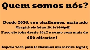 ELO JOB (MAIN ADC CHALLENGER) PROMOÇÃO!! - League of Legends LOL