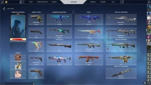 CONTA VALORANT DIAMANTE 2 VÁRIAS SKINS