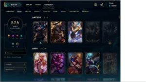 Conta de lol - League of Legends