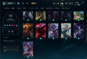 Contra Esmeralda 3 com 60 Champs e 25 Skins - League of Legends LOL