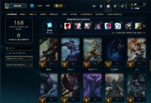 Contra Esmeralda 3 com 60 Champs e 25 Skins - League of Legends LOL