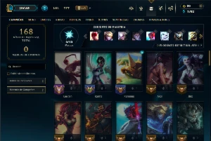 Contra Esmeralda 3 com 60 Champs e 25 Skins - League of Legends LOL