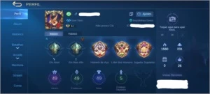 Conta Mobile Legends