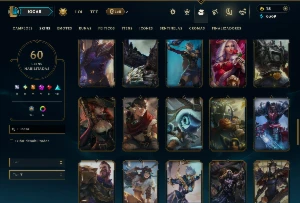 Unranked com 135 Champs e 60 Skins ( ADC / JG / MID ) - League of Legends LOL