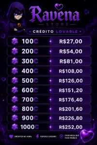 Créditos Lovable Oficial | Recarga Imediata | Melhor Preço - Assinaturas e Premium