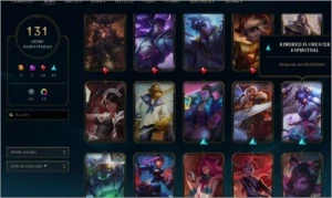 Conta League of Legends - 131 skins - lol