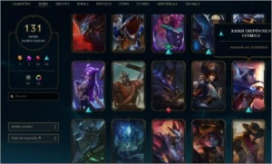 Conta League of Legends - 131 skins - lol