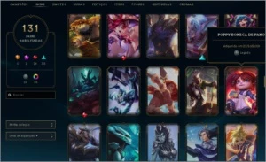 Conta League of Legends - 131 skins - lol
