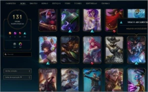Conta League of Legends - 131 skins - lol