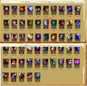 Conta diamante 4 45 champs 36 skins. - League of Legends LOL