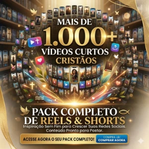 Domine o Digital: +40 mil Vídeos Cristãos Prontos - Vídeos e Cortes Cortes Virais
