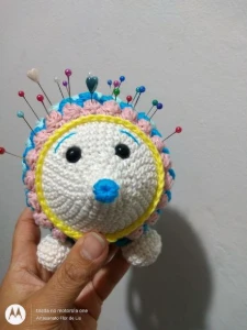 Porco Espinho Colorido - Artesanato e Personalizados