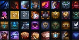 CONTA MESTRE MUITAS SKINS MTS CHAMPS - League of Legends LOL