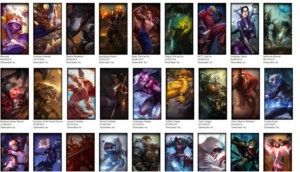 CONTA MESTRE MUITAS SKINS MTS CHAMPS - League of Legends LOL