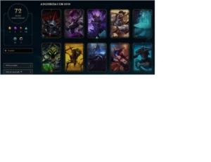 conta lol - 127 champions - 72 skins - League of Legends