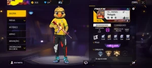 Conta ff barata com calça angelical vermelha  - Free Fire
