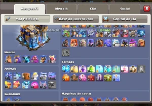 Conta Clash of Clans CV18 + Brawstars 20K Trofeus