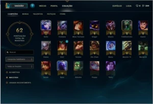 Conta de league of legends unranked LOL