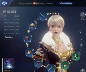 TAOISTA LVL 50 COM 50K DE PODER NO SERV NA23 - MIR4