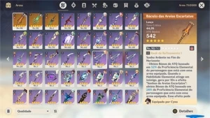: AR55 com Kazuha, Ayaka, Xiao, Cyno, Mona, Diluc, Jean e + - Genshin Impact