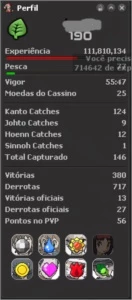 Conta Pokexgames Nature lvl 190 PXG