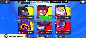 Conta Brawl Stars bem upada 4 lendárias