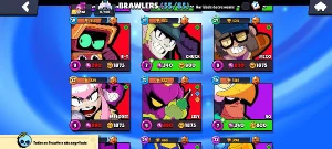 Conta Brawl Stars bem upada 4 lendárias