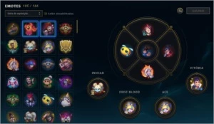 Conta LOL Plat4 - 127 Champs - 152 Skins - League of Legends