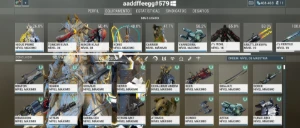 Conta Warframe MR 12 Mods Lendarios e Frames Primes - Outros