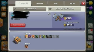 Cv 10 com 4200 gemas - Clash of Clans