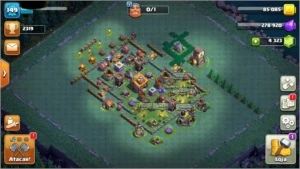 Cv 10 com 4200 gemas - Clash of Clans