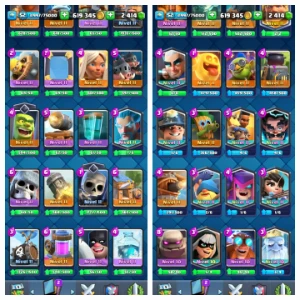 Conta Clash Royale 9K Trofeis