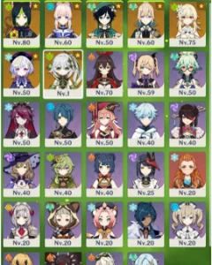 ☘️ [Tighnari + Harpa + Nahida + Kokomi + Venti] ☘️ - Genshin Impact