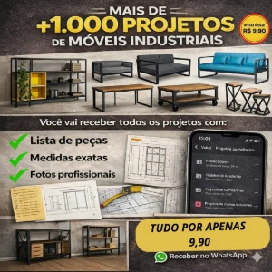 Projetos de móveis industriais + bônus🎁 - Outros
