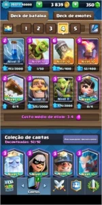 XP 11 Desafiante 1 com todas as lendarias - Clash Royale