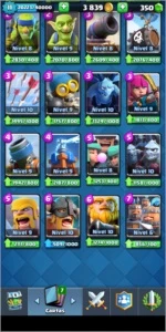 XP 11 Desafiante 1 com todas as lendarias - Clash Royale