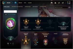 Conta ouro 4 com 111 champs e 108 skins MAIN TOP / MID / ADC - League of Legends LOL