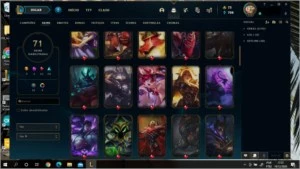Conta League of Legends 3 skins míticas LOL