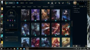 Conta League of Legends 3 skins míticas LOL