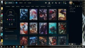 Conta League of Legends 3 skins míticas LOL