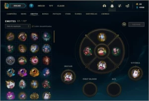 Conta LOL 73 Skins / Platina 2 - League of Legends